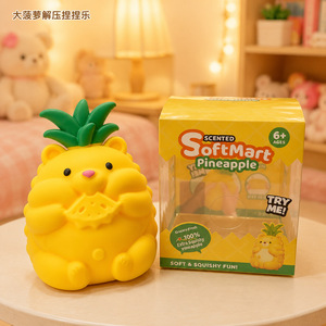 Nuevo Juguete Sensorial Antiestrés de Peluche Gigante de Durazno y Piña con Relleno de Harina, Juguete para Apretar con Caja de Color, 2026 - Product Image 3