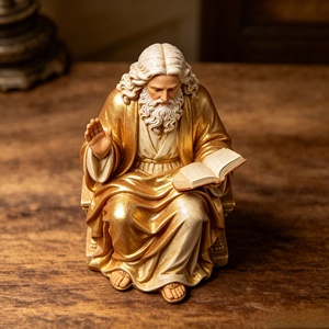 Statue de Dieu BZY avec taille personnalisable, idéale pour l'extérieur ou la table, une pièce en cuivre pour la décoration de la maison - Product Image 2