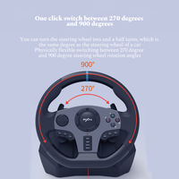 Volant de Course PXN-V9, Accessoire de Jeu pour Ordinateur PS3/PS4/Switch/XboxOne pour les Joueurs