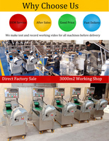 Máquina cortadora industrial de chips de plátano y aros de cebolla Máquina cortadora eléctrica de verduras y picadora de cebolla