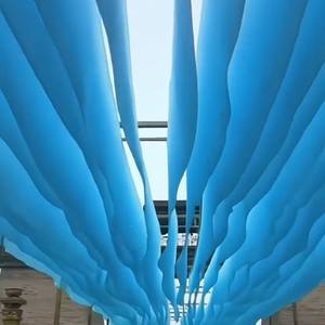 Voilage Ondulé Décoratif pour Restaurant, Maison, Mariage, Hôtel, Espaces Extérieurs, Sites Touristiques, Plage – Effet Vague Soufflée par le Vent - Product Image 5
