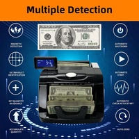 Compteur automatique de billets de supermarché avec écran LCD, détection de comptage de billets de banque