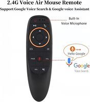 Télécommande vocale sans fil HUAYU G10S 2.4G avec gyroscope 6 axes et apprentissage IR pour Android TV Box et Smart TV – Usine avec 37 ans d'expérience