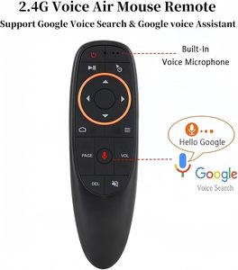 Télécommande vocale sans fil HUAYU G10S 2.4G avec gyroscope 6 axes et apprentissage IR pour Android TV Box et Smart TV – Usine avec 37 ans d'expérience - Product Image 2