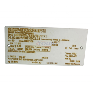 Nuevo Motor de Engranajes Helicoidales EURODRIVE R47 DRN90S4/BE5/TH/EI71 1.1KW IE3 Original con Codificador - Product Image 3