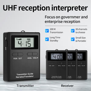 Equipo de Guía Turística de Audio Portátil UHF 860-870MHz Inalámbrico con Alcance de 200m para Sitios Culturales y Recorridos Turísticos - Product Image 2