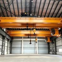 25T Niederbau-Doppelträger-Brückenkran mit 3-in-1-Antrieb und VFD für präzise und reibungslose Fahrt bei der Bearbeitung mechanischer Teile