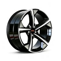 Jantes en aluminium forgé noir brillant de 15, 16, 17, 18, 19, 20 pouces, 5*108, 5*100, 5*114.3 pour Audi, Mercedes AMG, BMW E46, E38, E21