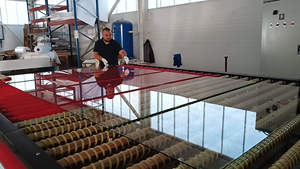 FC-SSPG डबल हीटिंग चैंबर फ्लैट ग्लास समशीनिंग मशीन उच्च भवन घरेलू उपकरण सीमेंस पीएलसी नियंत्रण प्रणाली ऊर्जा - Product Image 4