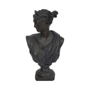 Scultura classica in poliresina a forma di busto per decorare casa e ufficio - Product Image 1