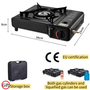 Senderismo Camping Cocina Estufa Hornillo <span class=keywords><strong>Fogon</strong></span> Camping al aire libre portátil ligero de alta calidad seguridad propano butano estufa de Gas - Product Image 2