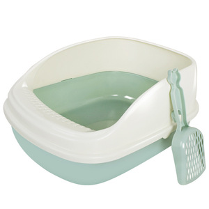 Großhandel Katze Katzen toilette Möbel Easy - Clean Katze Katzen toilette Kunststoff rosa blau Katze Katzen toilette mit Schaufel - Product Image 1