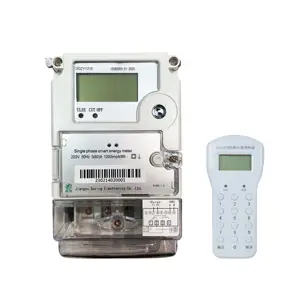 Token Remote Control Reasonable Price Single Phase Digital Wattmeter Power Meter Split Keyboard Smart Token Meter