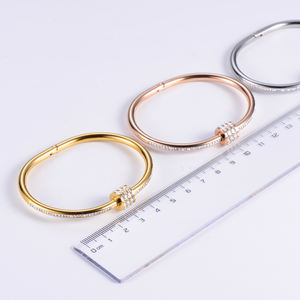 Bracelet en acier inoxydable Armreif Rostfrei Stahl Dubai love Friendship Indian, bracelet en or rose 18 carats, bracelet en acier inoxydable de créateur - Product Image 6