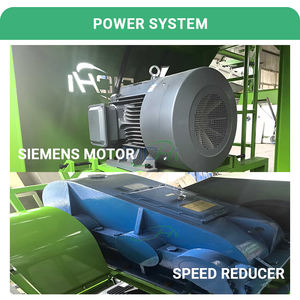 RICHI Energie sparende geräuscharme industrielle Zerkleinerung maschine mit zwei zweiachsigen Wellen zur Reduzierung von Holz-Kunststoff-Gummi-Schreddern - Product Image 3