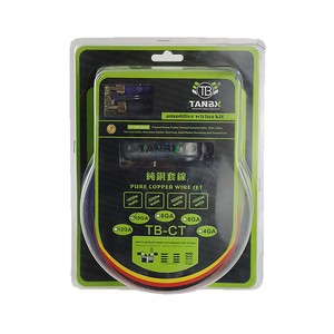 Tanbx ชุดสายทองแดงบริสุทธิ์8GA 6GA TB-CT 4GA 12GA 10GA สายไฟเครื่องเสียงรถยนต์สำหรับซับวูฟเฟอร์เครื่องขยายเสียงอัพเกรด - Product Image 5