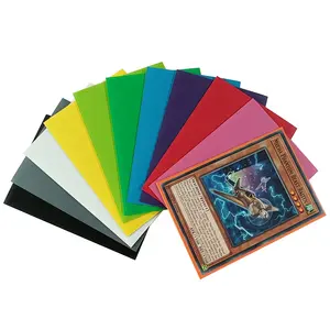 Manchons pour cartes à collectionner Yugioh, vente en gros, couleur mate, taille japonaise 62x89mm, manchons pour cartes de jeu de société