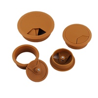 Circulaire en plastique câble boîte bureau maison bureau organisateur avec trou de câble polyvalent pour cuisine salle de bain extérieur hôtel chambre utilisation