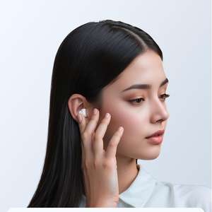 หูฟังไร้สายคุณภาพสูงแบบ 2-in-1 แบตเตอรี่ใช้งานได้ยาวนาน ลดเสียงรบกวน สำหรับเล่นเกมและออกกำลังกาย พร้อมหน้าจอแสดงผลดิจิตอลแบบโปร่งใส - Product Image 6