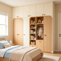 Ensemble de meubles de chambre enfant personnalisable, durable, moderne et écologique : armoire, bureau, bibliothèque, penderie, montage facile