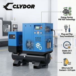 Compresseur d'air rotatif à vis KELAIDE 7,5 kW 10 bars haute efficacité 4 en 1 pour découpe laser - Product Image 3