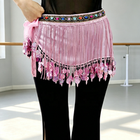 Jupe de danse orientale exotique pour femmes avec fente latérale, tenue de performance de danse latine, robe de scène, costume de carnaval