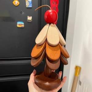 Tapis isolant thermique pour arbre de Noël en bois de haute qualité résistant aux hautes températures, design américain, anti-brûlure, ornement de bureau - Product Image 4