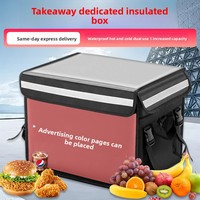 Sac de livraison alimentaire isotherme pliable en plastique 30L 45L 60L 80L, boîte à pizza, sacoche arrière de moto – Vente en gros