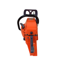 Tronçonneuse à essence UM Guangtouqiang Style 5200 Orange, guide-chaîne de 16 pouces, chaîne à dents pleines, réservoir d'huile à angle droit, scie à bois