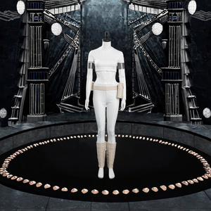 Costume da Cosplay di Padme Amidala per Halloween, Abito da Principessa Jedi DISN-006 - Product Image 2
