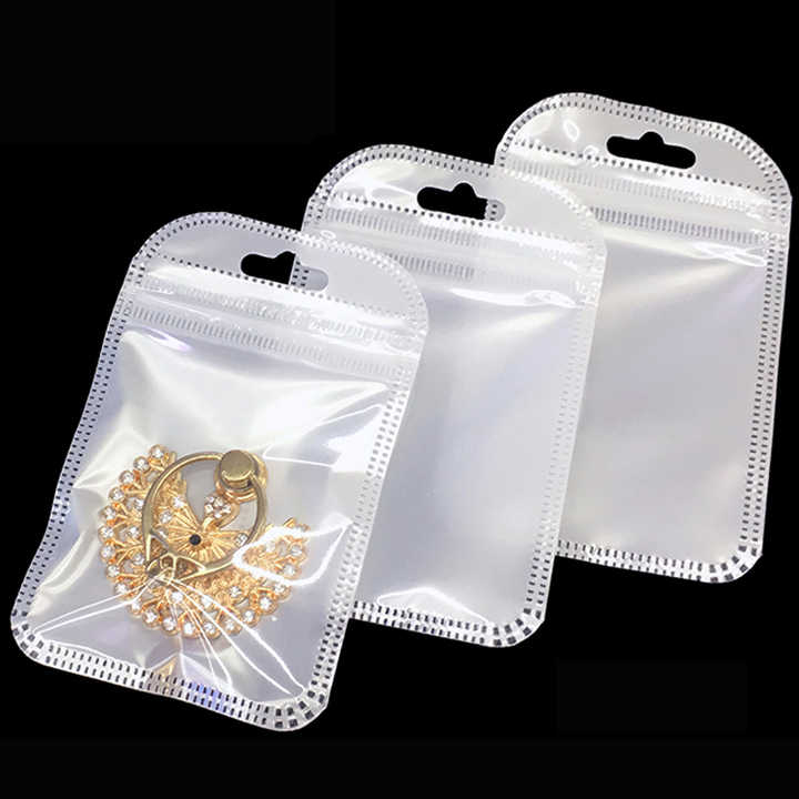 White Zip Lock Bags - Clear, Moisture Proof, and Customizable
