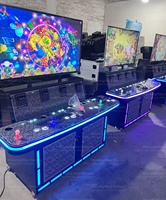 USA Prix compétitif Table à poissons d'amusement d'intérieur Jeux à pièces Machine de jeu de chasseur de pêche avec imprimante/accepteur de billets