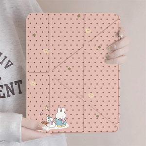 เคสแท็บเล็ตอะคริลิคแบบพับขอบได้ ป้องกันรอบด้าน ดีไซน์เรียบง่าย สำหรับ iPad Pro 11 13 นิ้ว - Product Image 3
