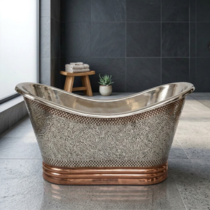 Bañera de Cobre con Patas de Gato, Acabados Dobles en Cobre Antiguo, Venta al por Mayor de Proveedor de India - Artesanías para el Hogar Indias - Product Image 4