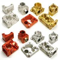 Pièces d'usinage de boîtier de caméra en aluminium anodisé coloré en métal usiné par fraisage CNC