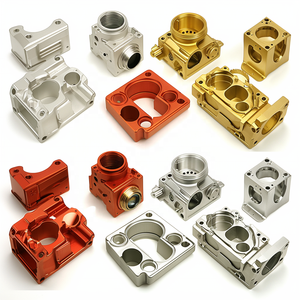 Pièces d'usinage de boîtier de caméra en aluminium anodisé coloré en métal usiné par fraisage CNC - Product Image 1