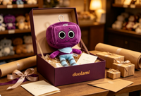 Pendentif/figurine en peluche robot rembourrée personnalisable pour cadeaux promotionnels.