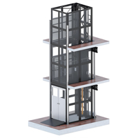 Ascenseur électrique de cargaison de la coutume 3m 6m 9m 12m ascenseur de 4 tonnes pour la personne et le matériel de fret ascenseur de cargaison pratique