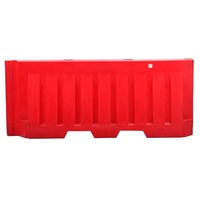 Clôture de sécurité en plastique PE Barrière de sécurité routière remplie d'eau Barrière de contrôle des foules