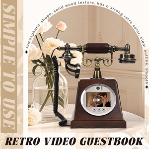 Nouveau Livre d'Or Vidéo Téléphone Rétro 2025 – Mémoire 128 Go, Enregistrement HD 1080p pour Mariages et Événements – Vente en Gros Directe Usine - Product Image 5