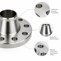 Bride aveugle en acier inoxydable 316L, conforme NACE MR0175, pour services pétrochimiques, norme ASME B16.5 CL300 RF, galvanisée à chaud