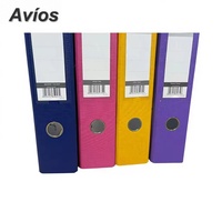 Carpeta de clasificación de documentos de alta capacidad, carpeta metálica de doble perforación, archivador A4 FC, almacenamiento de documentos, archivador de palanca