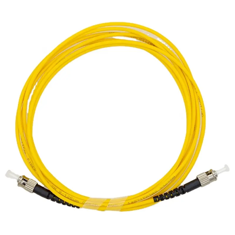 Cabo de remendo blindado de fibra óptica FTTH de alta qualidade 2.0 3.0mm cabo de remendo trança FC LC SC cabo de fibra óptica para interior