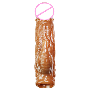 Lingxiao Soft TPE Male Dildo High-Intensity Adult Sex Products Clitoris Simulation Toy Sets for Male and Female Use - Product Image 6