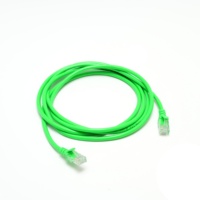Cable de Conexión Ethernet LAN Cat5e de 4 Pares UTP con Conductor de Cobre Trenzado, Revestimiento de PVC, RJ45, para ADSL, Longitud Personalizable, Blanco/Azul/Gris