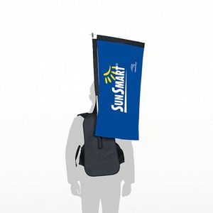 Bandera Publicitaria Promocional para Caminatas por la Playa, Impresión a Doble Cara, Bandera Tipo Mochila - Product Image 5