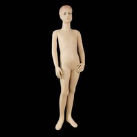 Maniquí de Fibra de Vidrio de Cuerpo Completo para Niños MEIZI BB45, Modelo de Moda Infantil, Color Piel