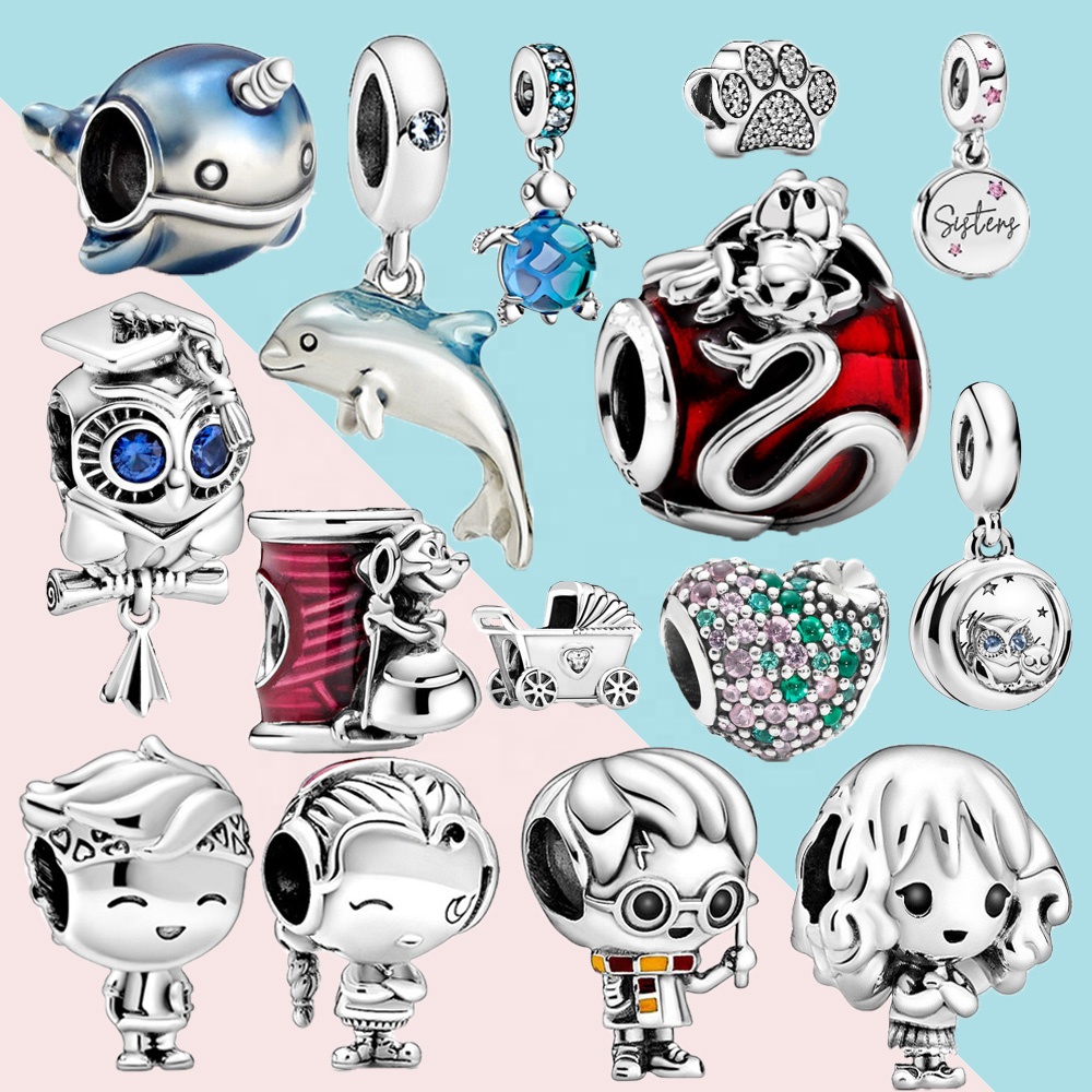 Hot 1pcs silver Panda European Charm Beads Fit 925 Collier Bracelet Chaîne #5 Hot 1pcs silver Panda European Charm Beads Fit 925 Collier Bracelet Chaîne #5