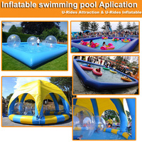 Piscine gonflable U-Rides pour spa avec bâche en PVC, filtre à eau Intex pour usage intérieur/extérieur