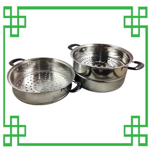 Olla <span class=keywords><strong>Vaporera</strong></span> Moderna <span class=keywords><strong>de</strong></span> Acero Inoxidable <span class=keywords><strong>con</strong></span> <span class=keywords><strong>Tapa</strong></span> <span class=keywords><strong>de</strong></span> <span class=keywords><strong>Vidrio</strong></span>, Precio Económico para Gran Capacidad - Product Image 4